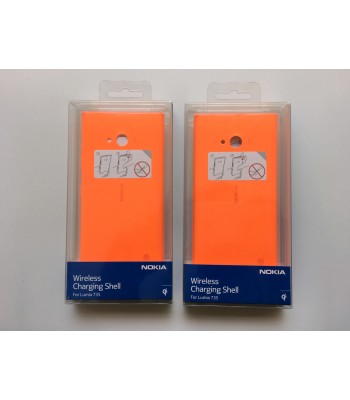 Wireless Charging Shell за Nokia Lumia 735 Orange